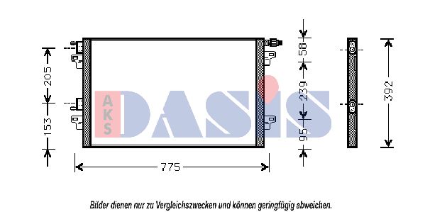 AKS DASIS Lauhdutin, ilmastointilaite 182002N